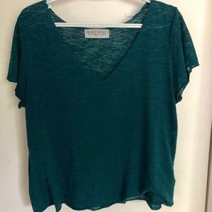 ✨2 for$22✨Raw Cut Deep Green Tee From UO